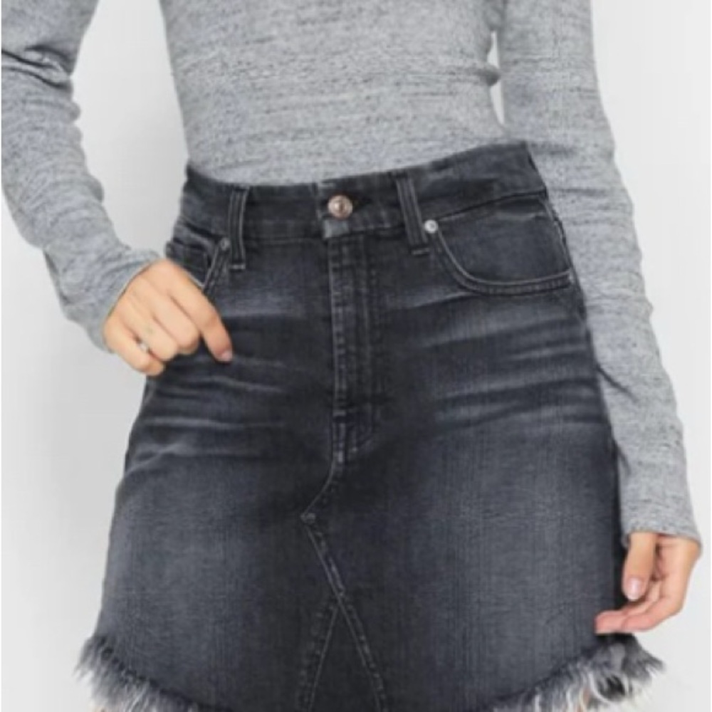Denim skirt by 7 for all mankind